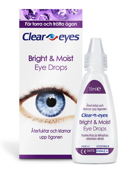 Bild av produkten Cleareyes Bright & Moist Eye Drops